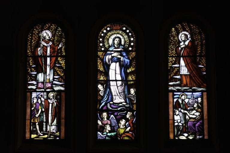 Milan, Lombardy, Italy: interior of the old church of Lourdes